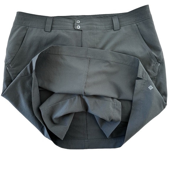 COLUMBIA Women's Omni Shade Gray Skorts Size 14 - Picture 9 of 14